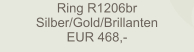 Ring R1206br Silber/Gold/Brillanten EUR 468,-